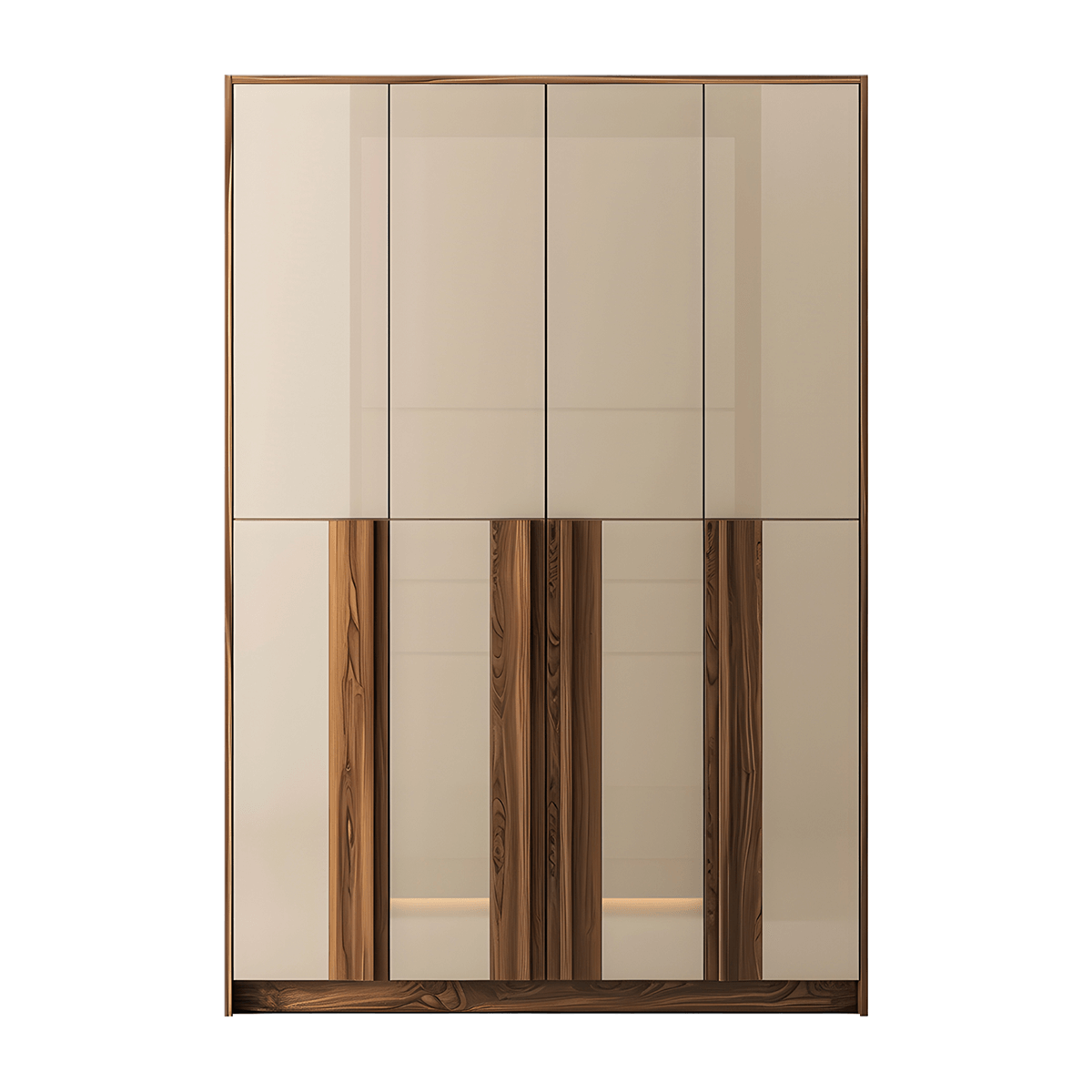 Modern Wooden Large Wardrobe - Image 3