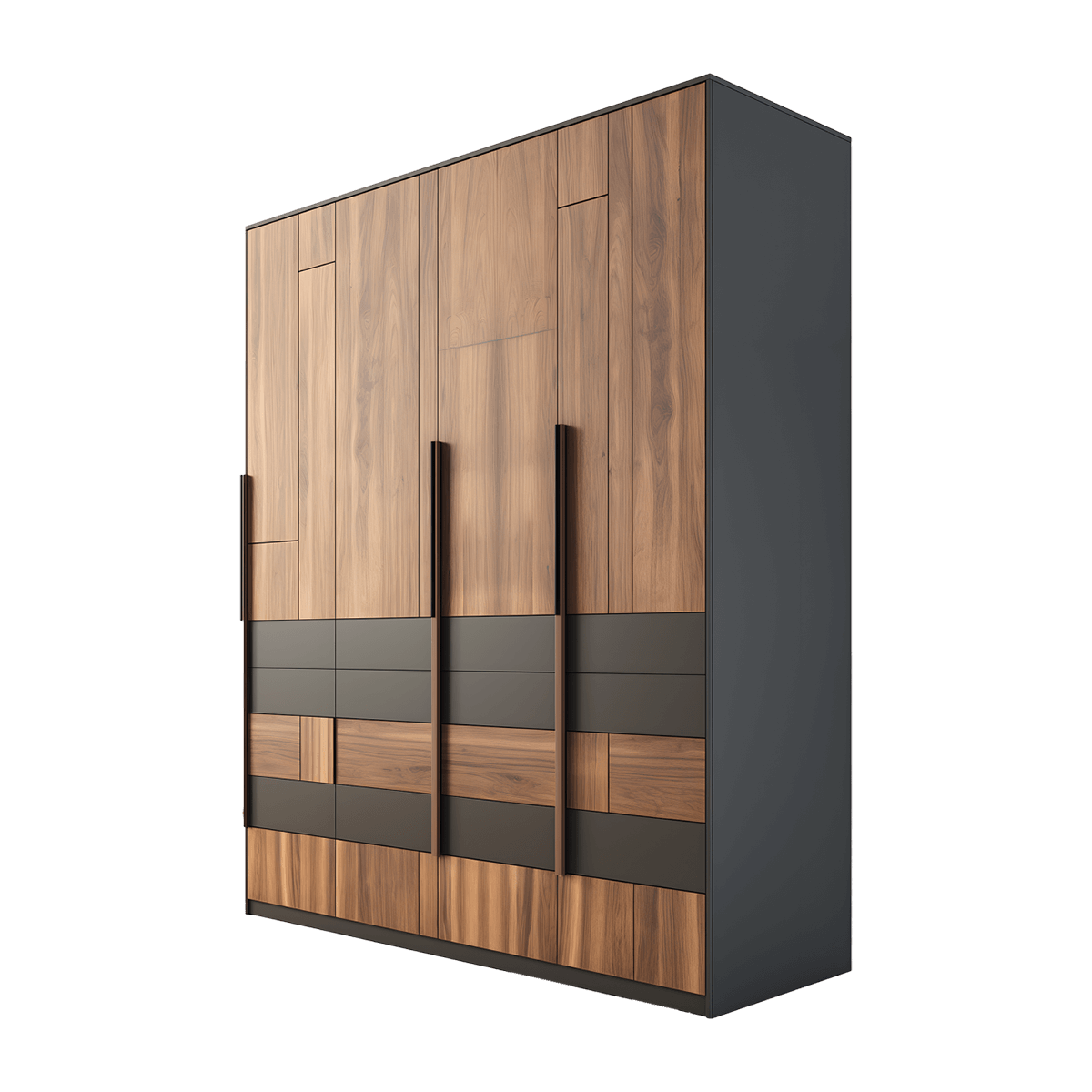 Modern Wooden Large Wardrobe